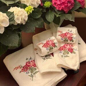 •NEVER USED• Vintage Ralph Lauren 6 piece 100% Cotton Towel Set